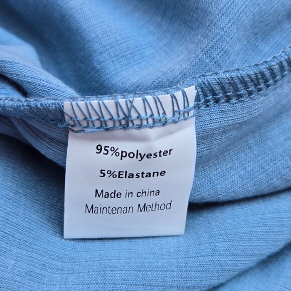 NWT Blue Knit Loose Fit Pullover Sweater – Size Small, Cozy & Relaxed Fit - Picture 4 of 5